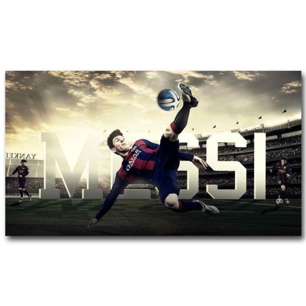 Футболист на стене