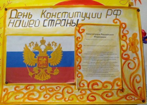 Плакат Конституция РФ