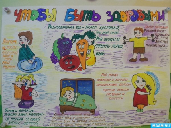 Плакат на день здоровья