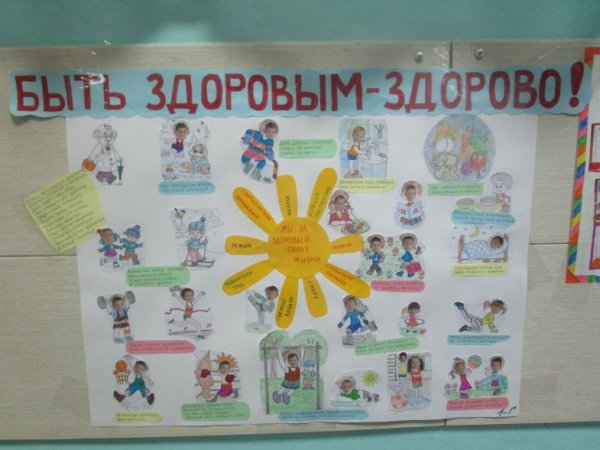 Здоровым быть здорово плакат