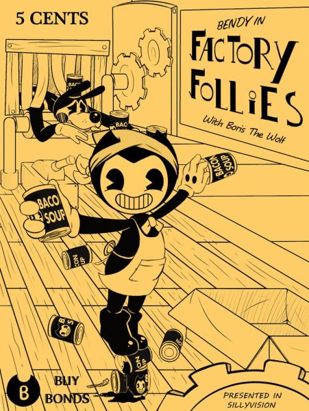 БЕНДИ И чернильная машина плакаты