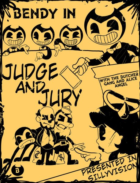 Плакаты из игры БЕНДИ И чернильная машина