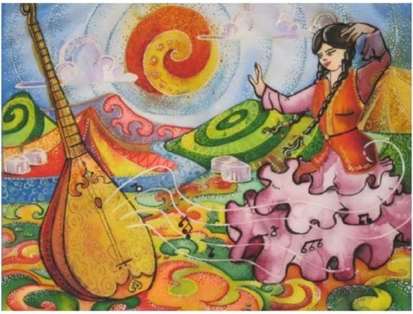 Рисунок на тему Наурыз