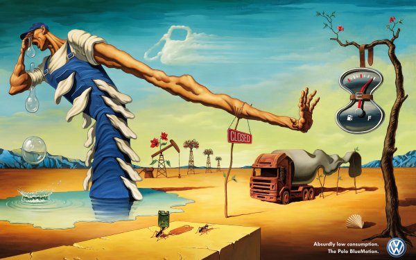 Сюрреализм в рекламе