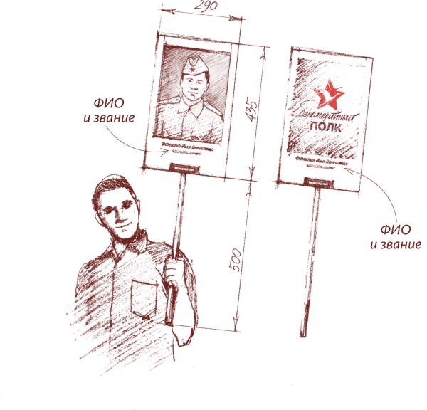 Плакат для Бессмертного полка