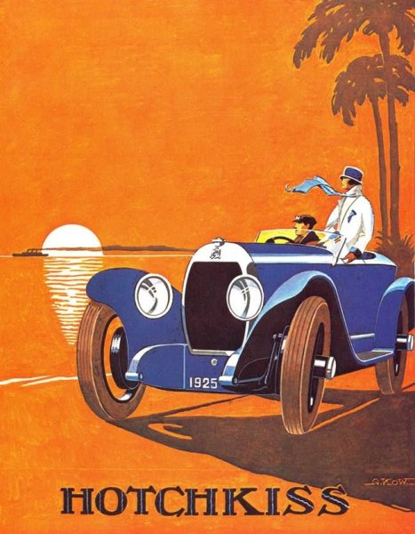 Рекламные плакаты автомобилей