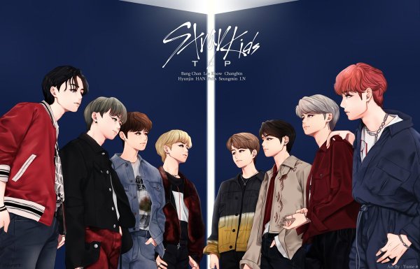 Арт BTS&Stray Kids