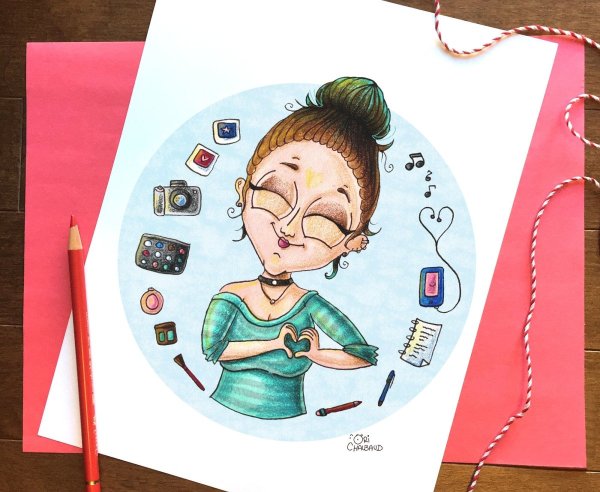 Иллюстрации к хобби рисование