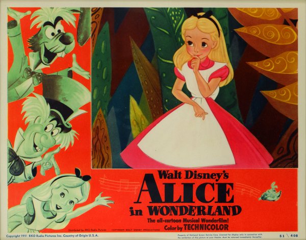 Алиса в стране чудес Дисней Постер