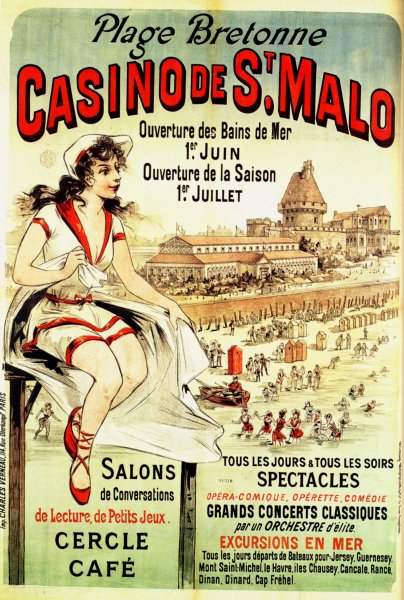 Французский рекламный плакат