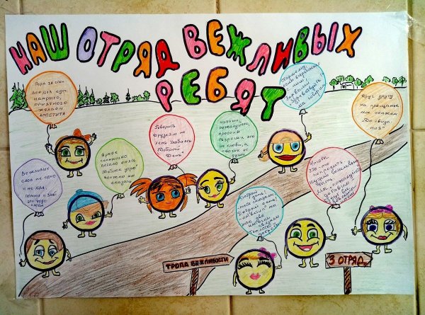 Плакаты для школьного лагеря