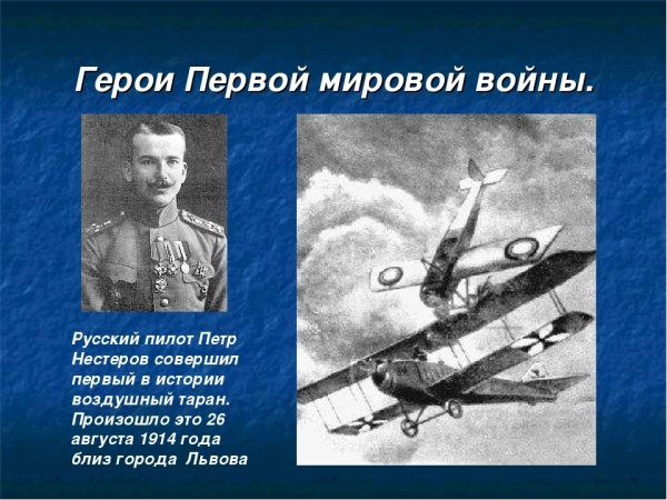 П.Н. Нестеров (1887 – 1914).