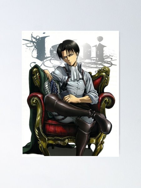 Атака титанов Постер Леви