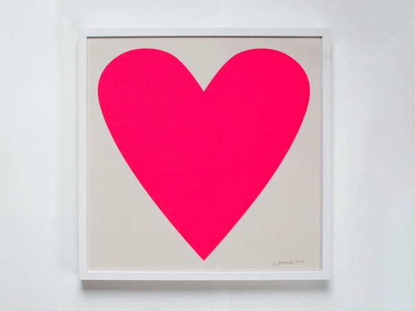 Плакат сердце