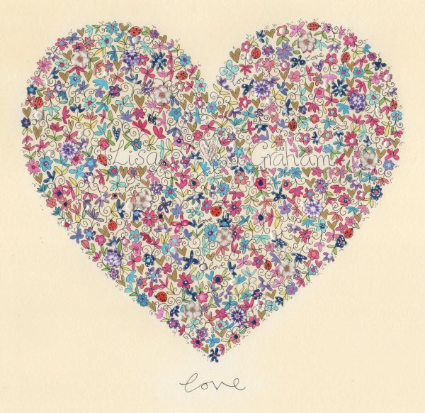 Постеры с сердечками