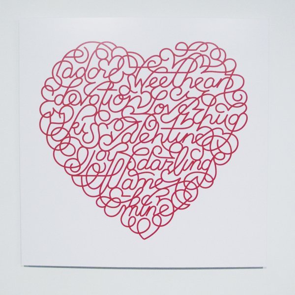 Сердце каллиграфия