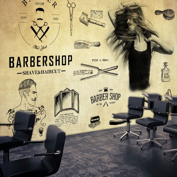 Плакат в парикмахерскую