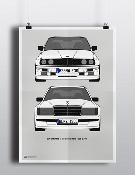 Постер BMW e30