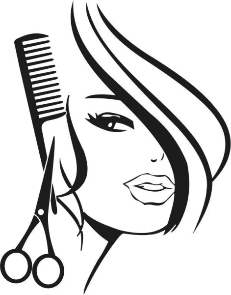 Эмблема парикмахерской