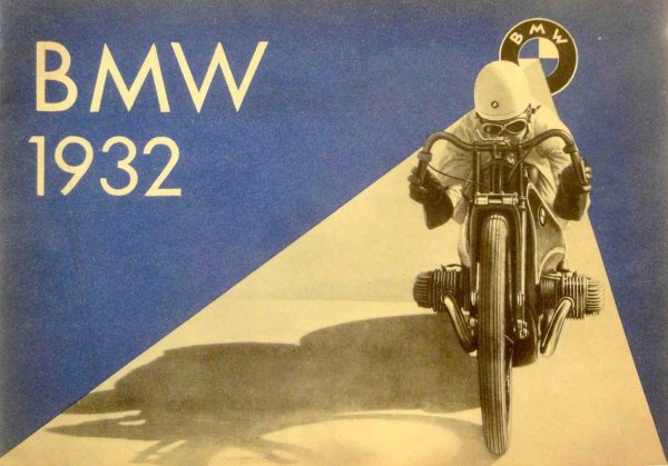 Retro BMW Motorrad poster