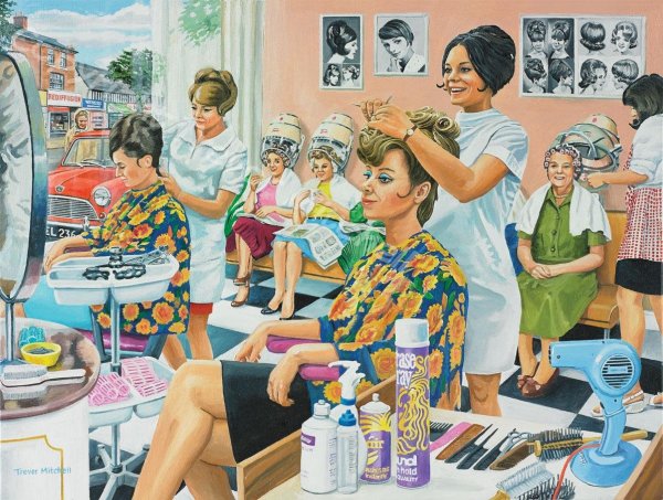 Картина парикмахер