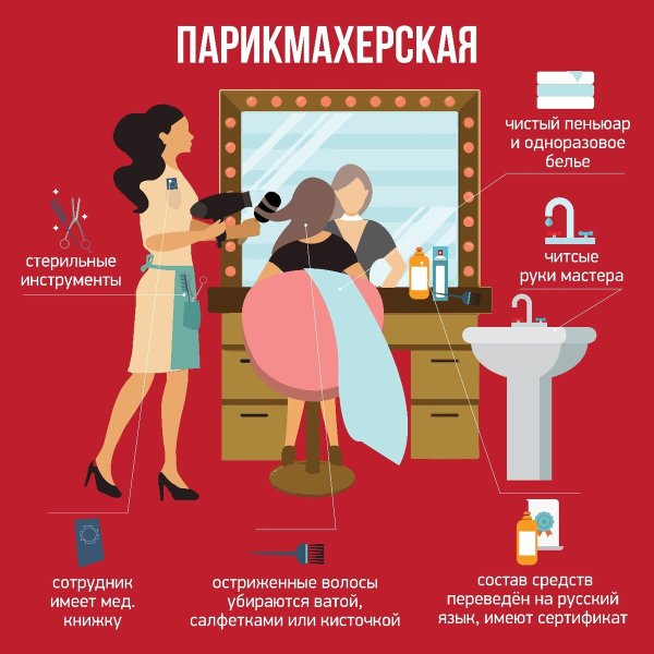 Техника безопасности парикмахера