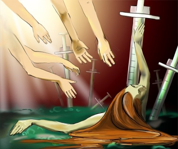 Баннер против наркотиков