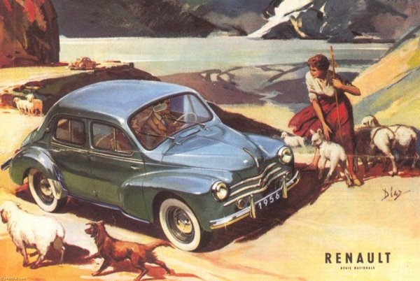 Рекламные плакаты автомобилей