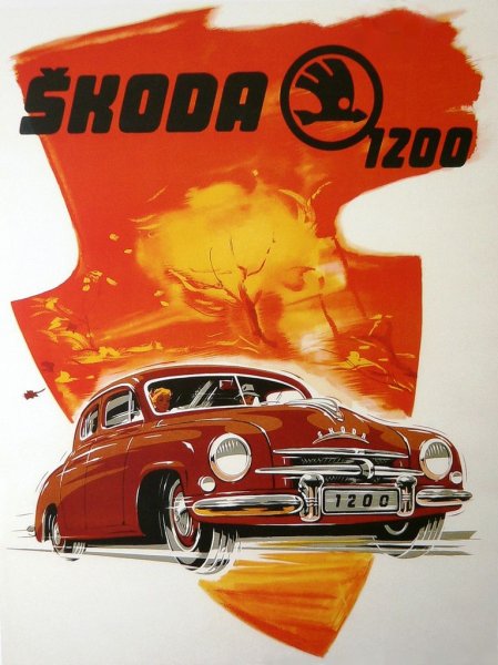 Рекламный плакат авто