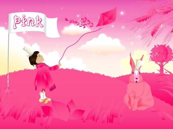 Плакаты в розовых тонах