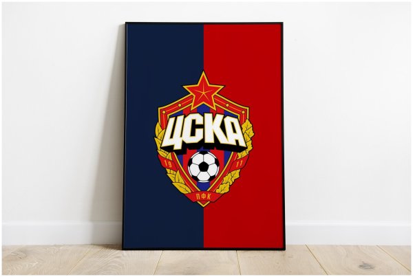 Плакат ЦСКА футбол