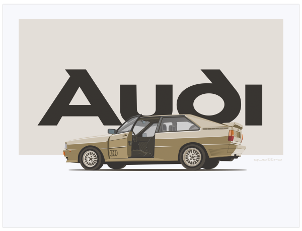 Audi плакат