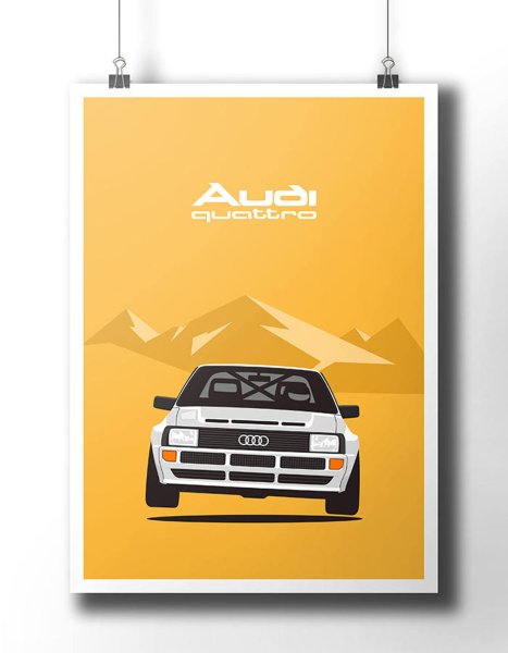 Постер Audi quattro