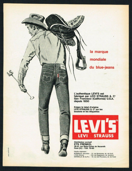 Levis рекламные плакаты