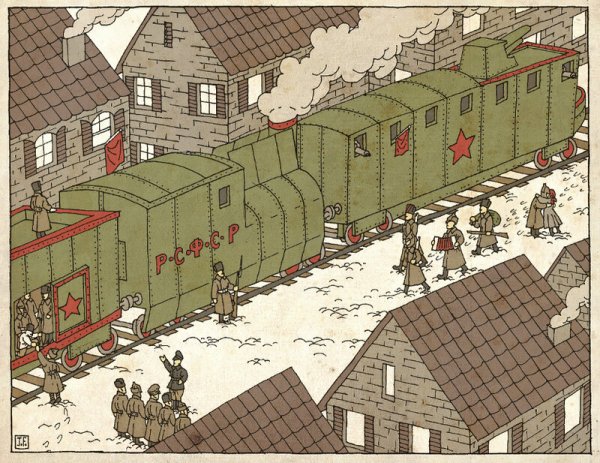 Моне железная дорога