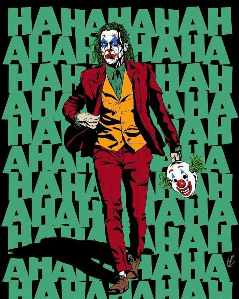 Джокер Хоакин Феникс Постер