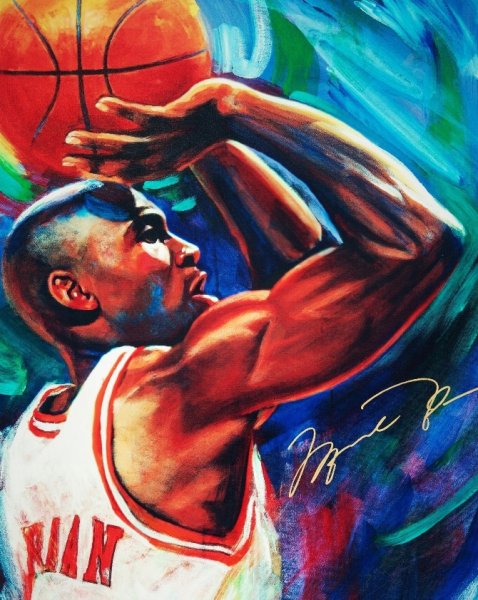 Баскетбол Майкл Джордан арт