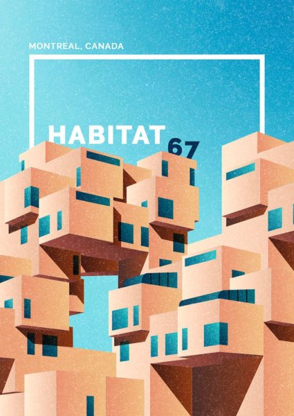 Архитектура дизайн плакат