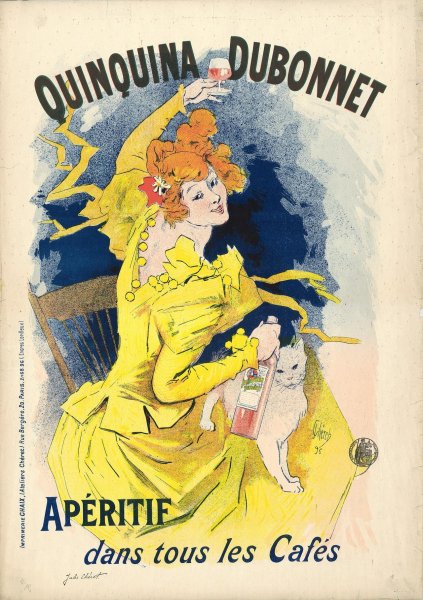 Плакат folies Bergere Жюль Шере