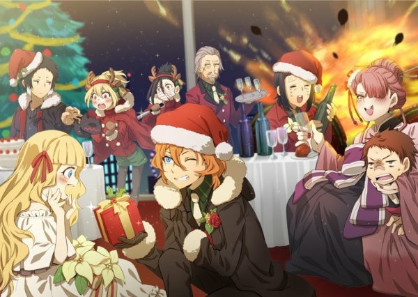 Аниме Рождество Великий из бродячих псов