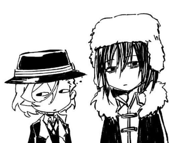 Чуя Накахара и Федор Достоевский