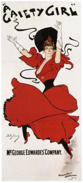 Dudley Hardy Yellow girl