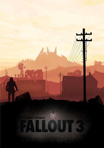 Fallout плакаты Vault boy