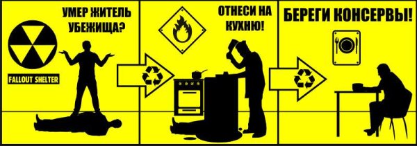 Советские плакаты радиация