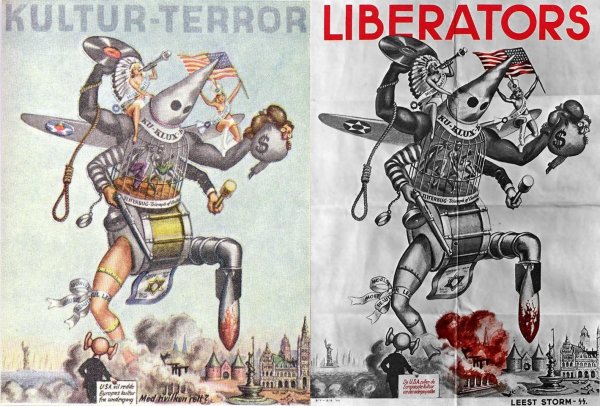 Советские антиамериканские плакаты