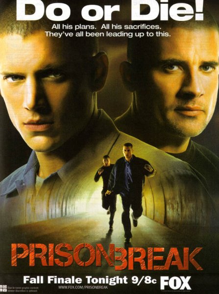 Побег из тюрьмы сериал Постер