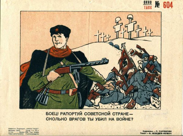 Окна ТАСС 1941-1945 плакаты