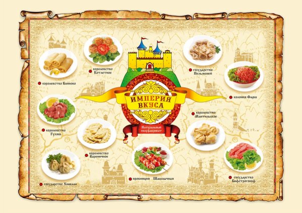 Плакат полуфабрикаты