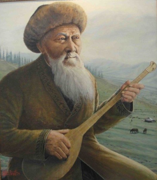 Портрет Жамбыла Жабаева