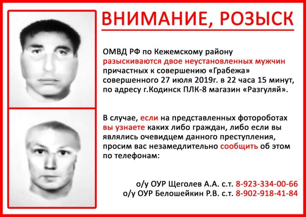 Внимание розыск